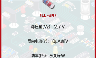 穩壓二極管ZMM2V7在電路中的應用與特性分析